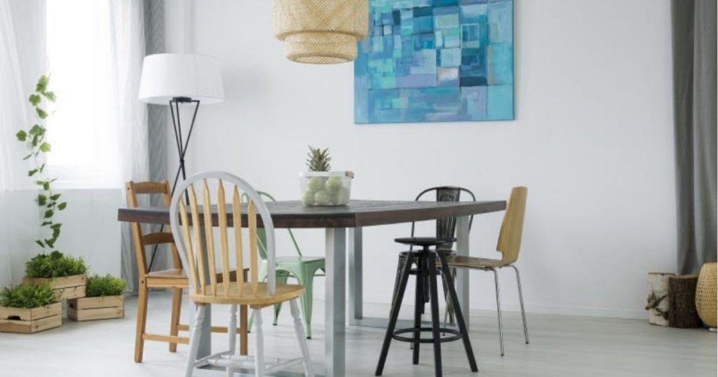 Affordable alternatives to designer furniture-floor lamp and pendant