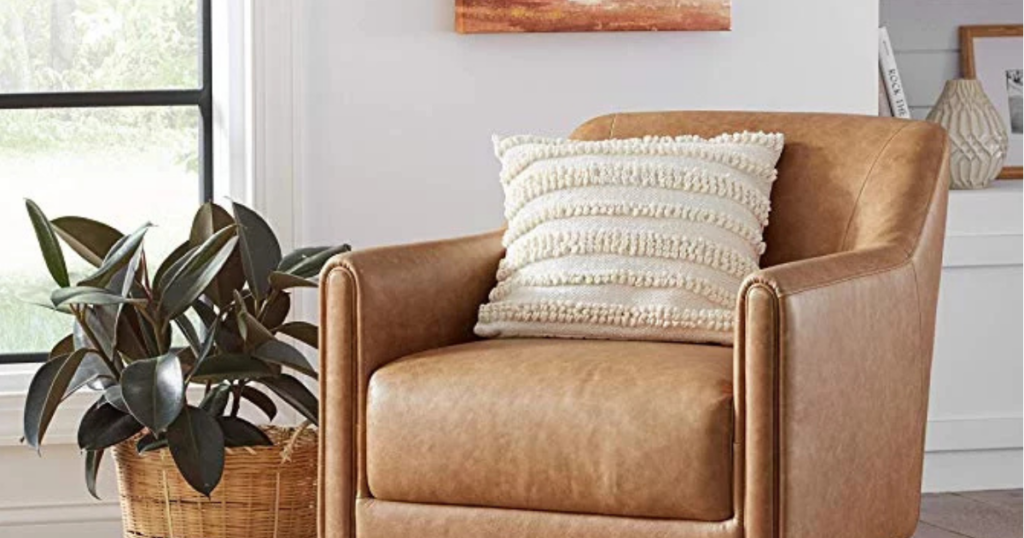 Affordable alternatives to designer furniture- Amazon stone and bean arm chair