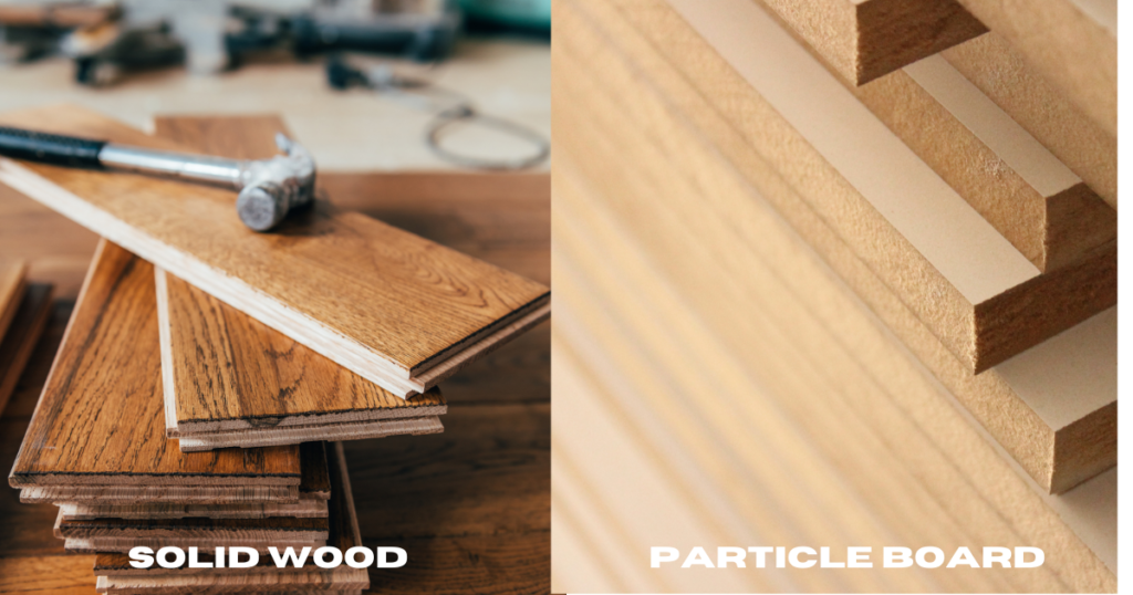 Affordable alternatives to designer furniture- solid wood vs particle board